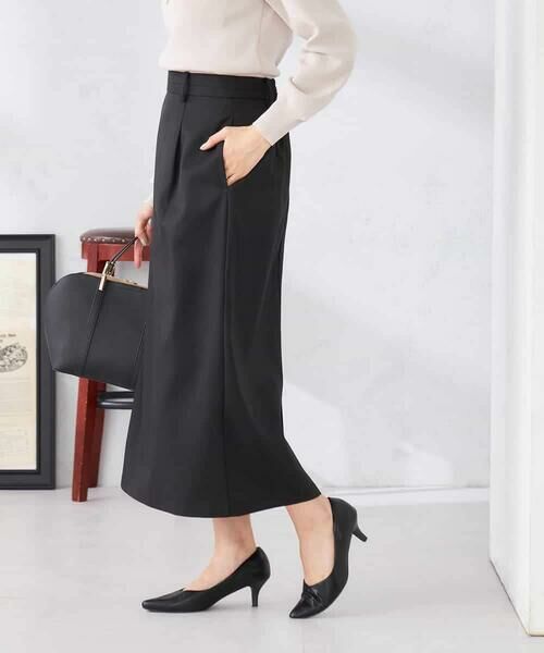 a.v.v / アー・ヴェ・ヴェ ロング・マキシ丈スカート | 【洗える】ストレッチナロースカート | 詳細7
