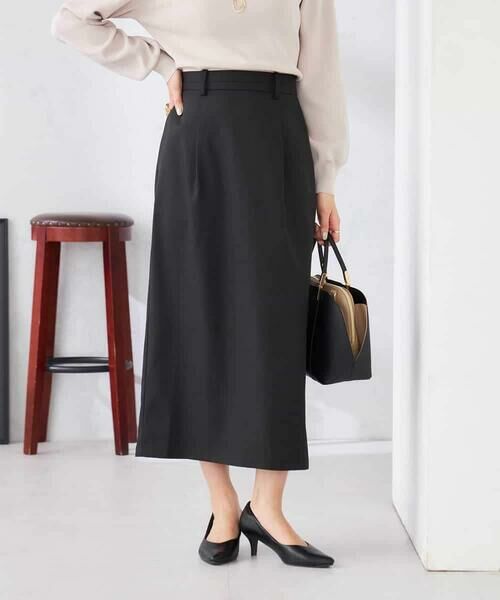 a.v.v / アー・ヴェ・ヴェ ロング・マキシ丈スカート | 【洗える】ストレッチナロースカート | 詳細9