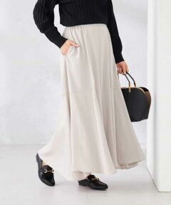 a.v.v / アー・ヴェ・ヴェ ロング・マキシ丈スカート | サテンマーメイドフレアスカート