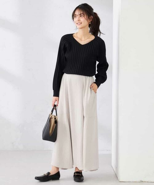 a.v.v / アー・ヴェ・ヴェ ロング・マキシ丈スカート | サテンマーメイドフレアスカート | 詳細11