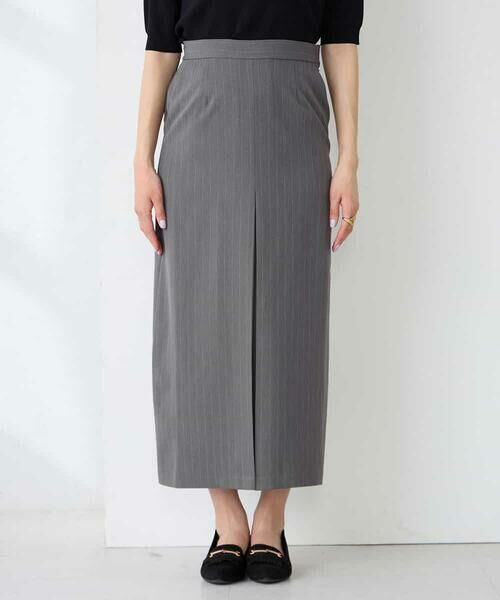 a.v.v / アー・ヴェ・ヴェ ロング・マキシ丈スカート | ストライプナロースカート | 詳細12
