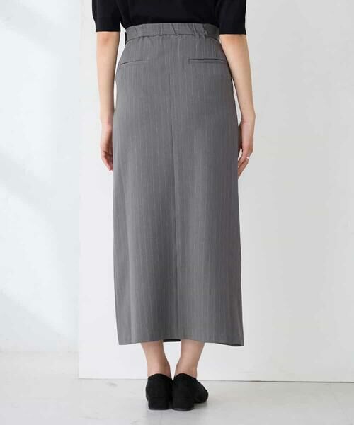 a.v.v / アー・ヴェ・ヴェ ロング・マキシ丈スカート | ストライプナロースカート | 詳細14