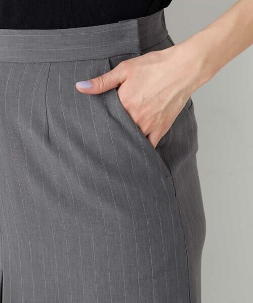 a.v.v / アー・ヴェ・ヴェ ロング・マキシ丈スカート | ストライプナロースカート | 詳細17