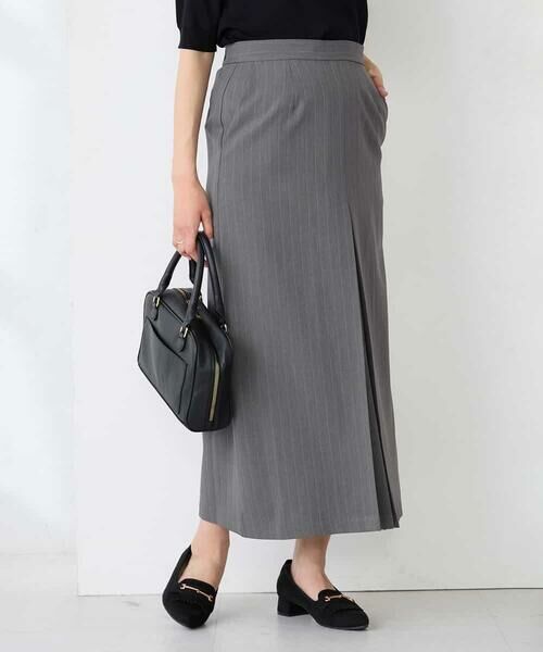 a.v.v / アー・ヴェ・ヴェ ロング・マキシ丈スカート | ストライプナロースカート | 詳細2