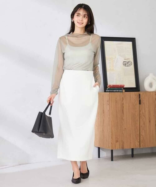 a.v.v / アー・ヴェ・ヴェ カットソー | シャイニーシアーハイネックカットソー | 詳細12