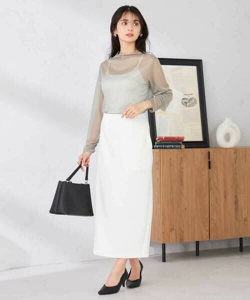 a.v.v / アー・ヴェ・ヴェ カットソー | シャイニーシアーハイネックカットソー | 詳細14