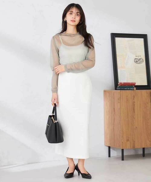 a.v.v / アー・ヴェ・ヴェ カットソー | シャイニーシアーハイネックカットソー | 詳細15