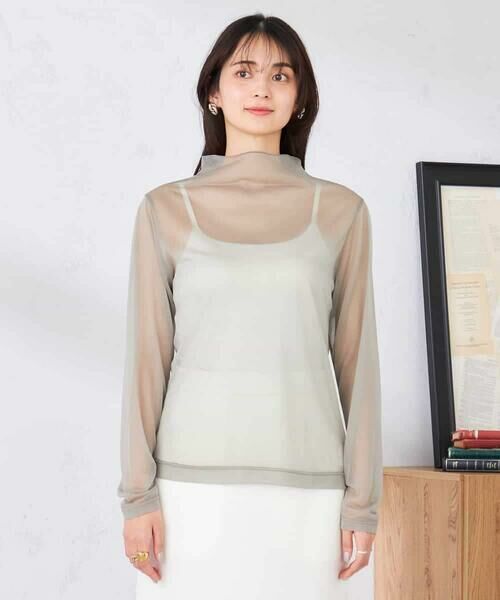 a.v.v / アー・ヴェ・ヴェ カットソー | シャイニーシアーハイネックカットソー | 詳細22