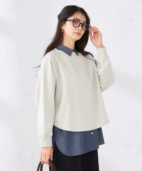 a.v.v / アー・ヴェ・ヴェ スウェット | ラメ裏毛ドルマンスウェット | 詳細2