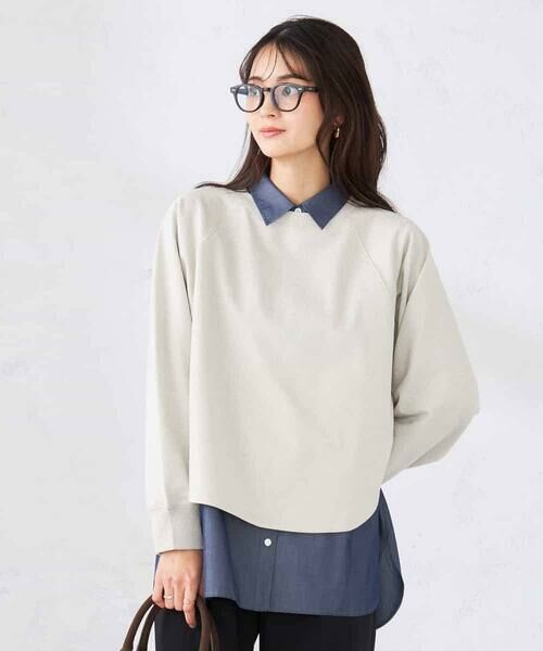 a.v.v / アー・ヴェ・ヴェ スウェット | ラメ裏毛ドルマンスウェット | 詳細4