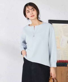 a.v.v / アー・ヴェ・ヴェ カットソー | ZIP付きダンボールプルオーバー