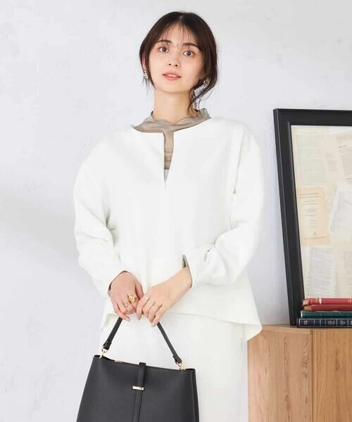 a.v.v / アー・ヴェ・ヴェ カットソー | ZIP付きダンボールプルオーバー | 詳細15