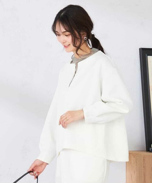 a.v.v / アー・ヴェ・ヴェ カットソー | ZIP付きダンボールプルオーバー | 詳細16