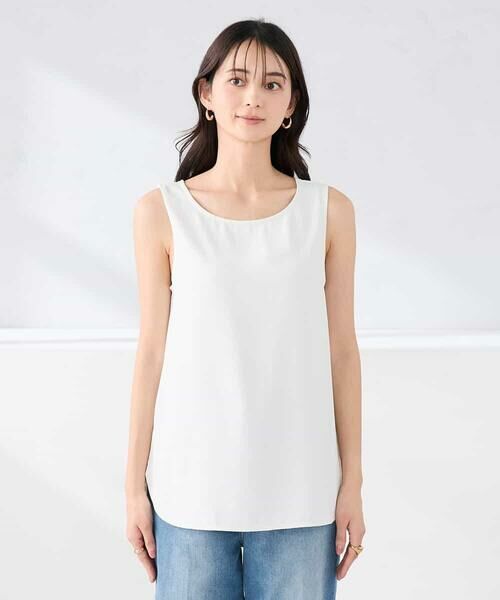 a.v.v / アー・ヴェ・ヴェ カットソー | 【イージーケア】ラウンドヘムロングタンクトップ | 詳細14