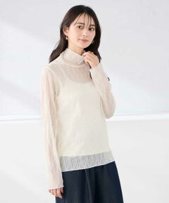 a.v.v / アー・ヴェ・ヴェ カットソー | シアーウェーブハイネックカットソー