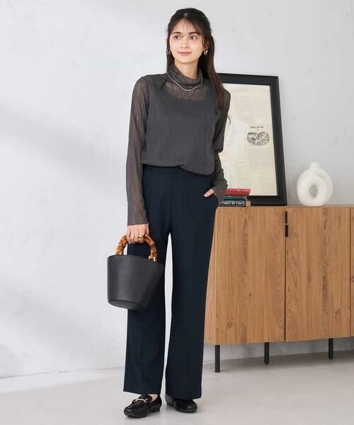 a.v.v / アー・ヴェ・ヴェ カットソー | シアーウェーブハイネックカットソー | 詳細12