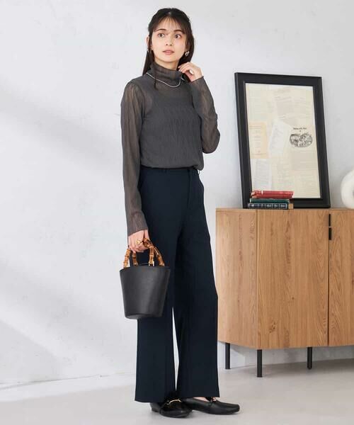 a.v.v / アー・ヴェ・ヴェ カットソー | シアーウェーブハイネックカットソー | 詳細13