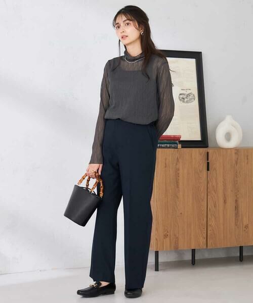 a.v.v / アー・ヴェ・ヴェ カットソー | シアーウェーブハイネックカットソー | 詳細15