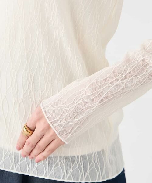 a.v.v / アー・ヴェ・ヴェ カットソー | シアーウェーブハイネックカットソー | 詳細22