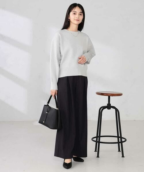 a.v.v / アー・ヴェ・ヴェ その他パンツ | ストライプタックワイドパンツ | 詳細5