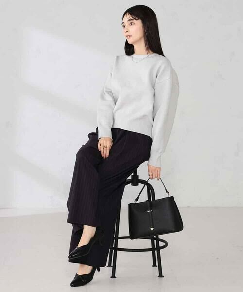 a.v.v / アー・ヴェ・ヴェ その他パンツ | ストライプタックワイドパンツ | 詳細7