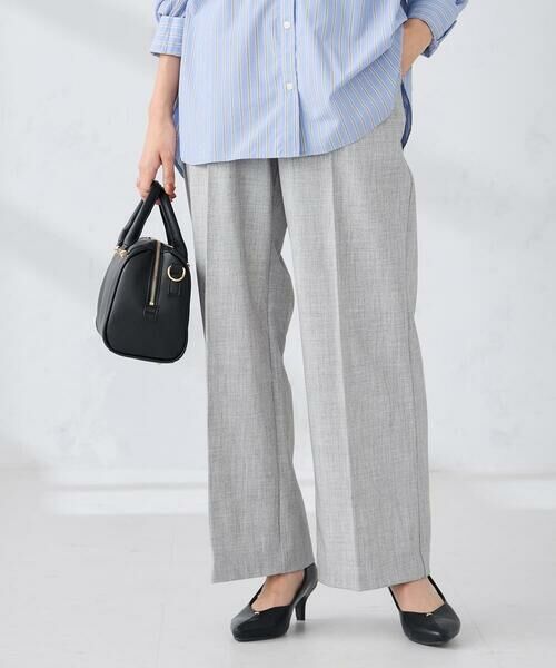 a.v.v / アー・ヴェ・ヴェ チノ・ワークパンツ | 【WEB限定】裏起毛ウエストハトメドロストワイドパンツ | 詳細14