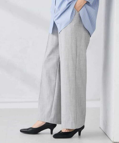 a.v.v / アー・ヴェ・ヴェ チノ・ワークパンツ | 【WEB限定】裏起毛ウエストハトメドロストワイドパンツ | 詳細15