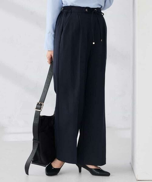 a.v.v / アー・ヴェ・ヴェ チノ・ワークパンツ | 【WEB限定】裏起毛ウエストハトメドロストワイドパンツ | 詳細2