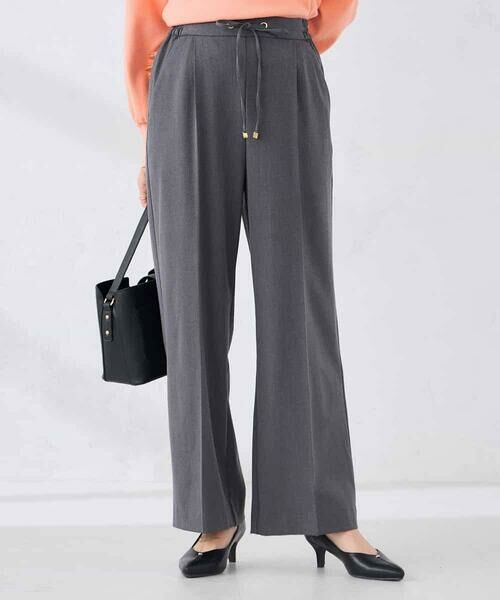 a.v.v / アー・ヴェ・ヴェ チノ・ワークパンツ | 【WEB限定】裏起毛ウエストハトメドロストワイドパンツ | 詳細22