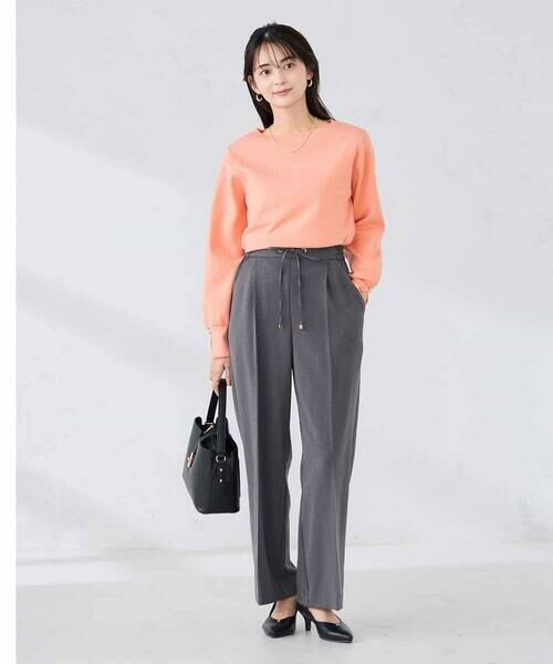 a.v.v / アー・ヴェ・ヴェ チノ・ワークパンツ | 【WEB限定】裏起毛ウエストハトメドロストワイドパンツ | 詳細24