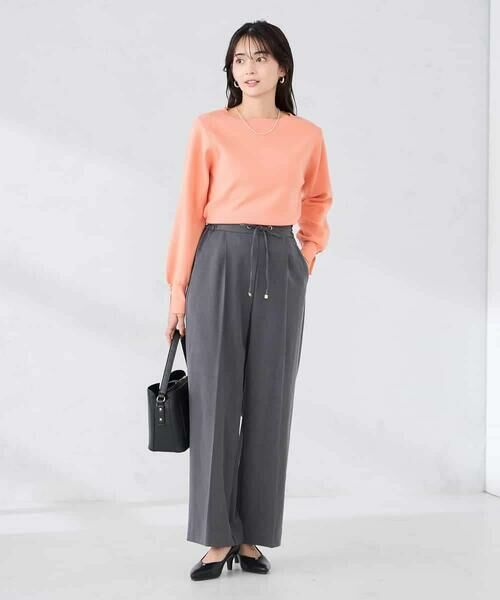 a.v.v / アー・ヴェ・ヴェ チノ・ワークパンツ | 【WEB限定】裏起毛ウエストハトメドロストワイドパンツ | 詳細25