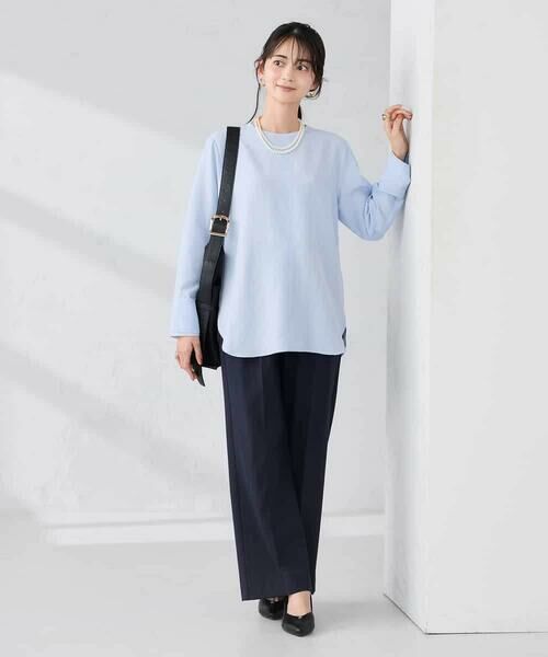 a.v.v / アー・ヴェ・ヴェ チノ・ワークパンツ | 【WEB限定】裏起毛ウエストハトメドロストワイドパンツ | 詳細4