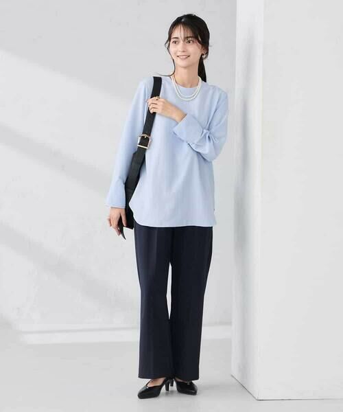 a.v.v / アー・ヴェ・ヴェ チノ・ワークパンツ | 【WEB限定】裏起毛ウエストハトメドロストワイドパンツ | 詳細5