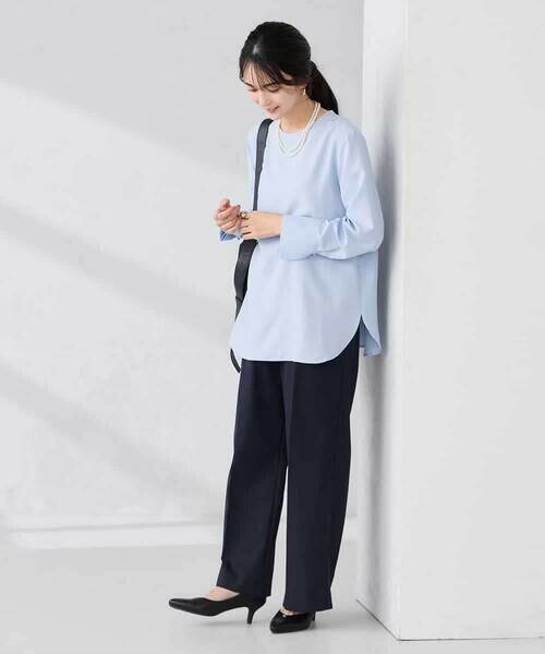 a.v.v / アー・ヴェ・ヴェ チノ・ワークパンツ | 【WEB限定】裏起毛ウエストハトメドロストワイドパンツ | 詳細6