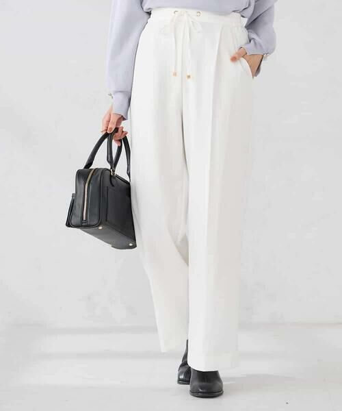 a.v.v / アー・ヴェ・ヴェ チノ・ワークパンツ | 【WEB限定】裏起毛ウエストハトメドロストワイドパンツ | 詳細8