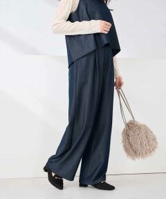 a.v.v / アー・ヴェ・ヴェ その他パンツ | 【洗える】デニムライクワイドパンツ