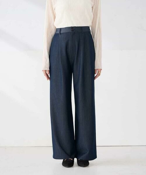 a.v.v / アー・ヴェ・ヴェ その他パンツ | 【洗える】デニムライクワイドパンツ | 詳細10