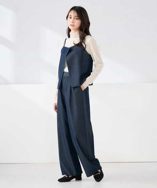 a.v.v / アー・ヴェ・ヴェ その他パンツ | 【洗える】デニムライクワイドパンツ | 詳細4