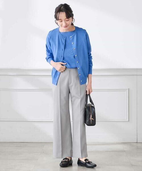a.v.v / アー・ヴェ・ヴェ カーディガン・ボレロ | 【低身長サイズ】【洗える/UVカット】クルーネックカーディガン | 詳細12