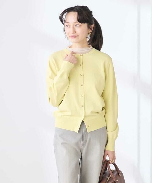 a.v.v / アー・ヴェ・ヴェ カーディガン・ボレロ | 【低身長サイズ】【洗える/UVカット】クルーネックカーディガン | 詳細2