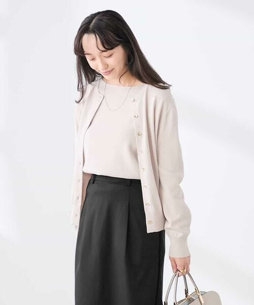 a.v.v / アー・ヴェ・ヴェ カーディガン・ボレロ | 【低身長サイズ】【洗える/UVカット】クルーネックカーディガン | 詳細21