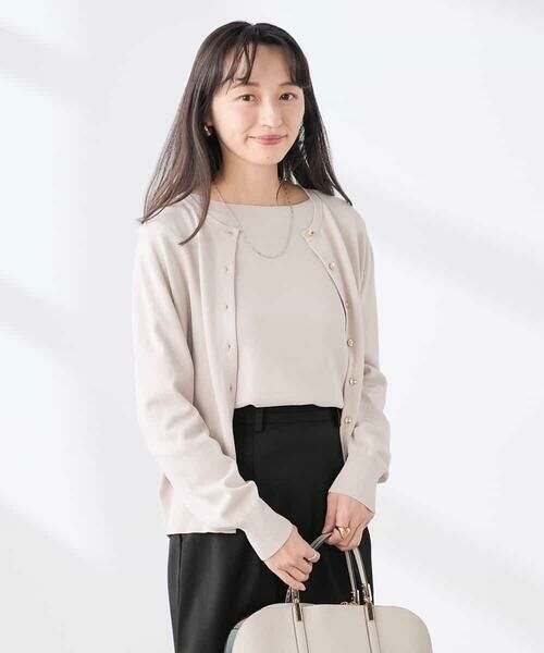 a.v.v / アー・ヴェ・ヴェ カーディガン・ボレロ | 【低身長サイズ】【洗える/UVカット】クルーネックカーディガン | 詳細22