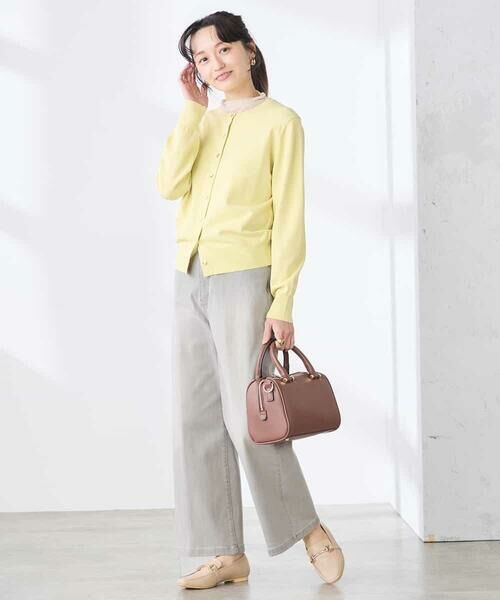 a.v.v / アー・ヴェ・ヴェ カーディガン・ボレロ | 【低身長サイズ】【洗える/UVカット】クルーネックカーディガン | 詳細4