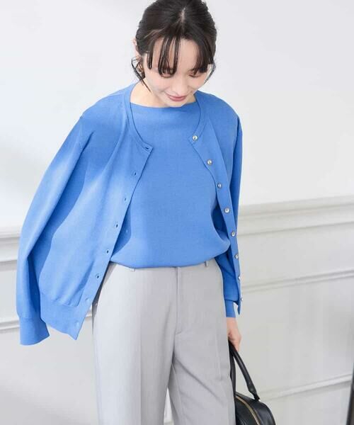 a.v.v / アー・ヴェ・ヴェ カーディガン・ボレロ | 【低身長サイズ】【洗える/UVカット】クルーネックカーディガン | 詳細9