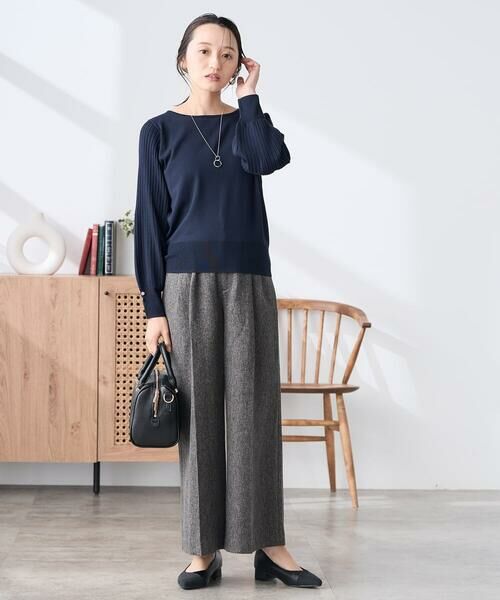 a.v.v / アー・ヴェ・ヴェ ニット・セーター | 【低身長サイズ】プリーツスリーブニット | 詳細10