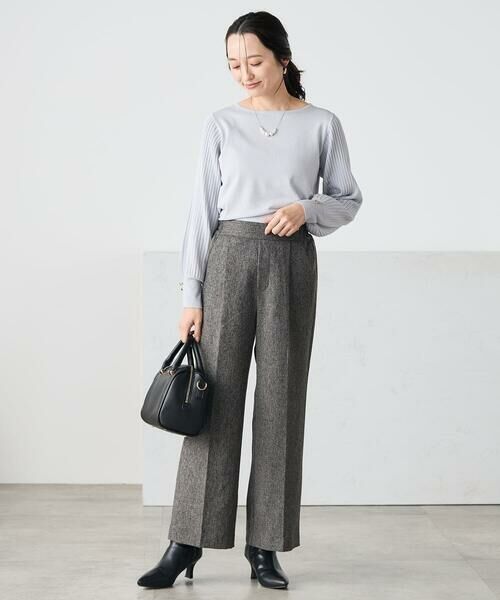 a.v.v / アー・ヴェ・ヴェ ニット・セーター | 【低身長サイズ】プリーツスリーブニット | 詳細14