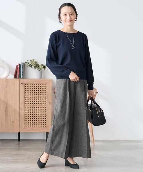 a.v.v / アー・ヴェ・ヴェ ニット・セーター | 【低身長サイズ】プリーツスリーブニット | 詳細9