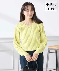 a.v.v / アー・ヴェ・ヴェ ニット・セーター | 【低身長サイズ】【洗える/UVカット】プリーツライクニット