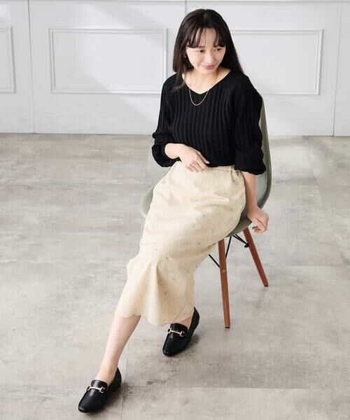 a.v.v / アー・ヴェ・ヴェ ニット・セーター | 【低身長サイズ】【洗える/UVカット】プリーツライクニット | 詳細23