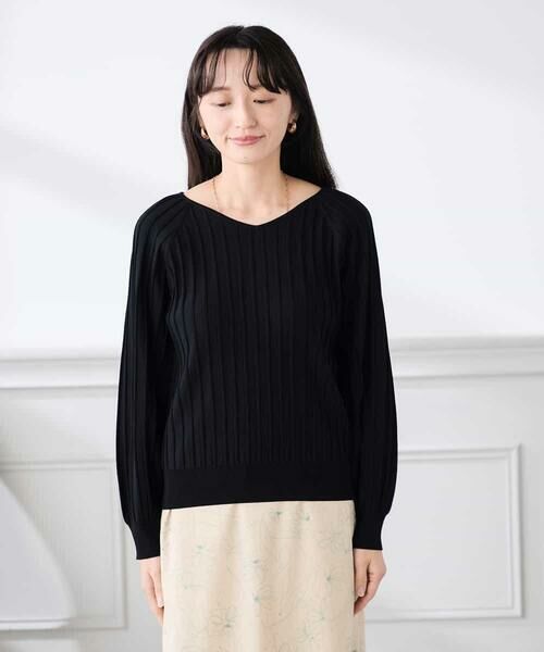 a.v.v / アー・ヴェ・ヴェ ニット・セーター | 【低身長サイズ】【洗える/UVカット】プリーツライクニット | 詳細24